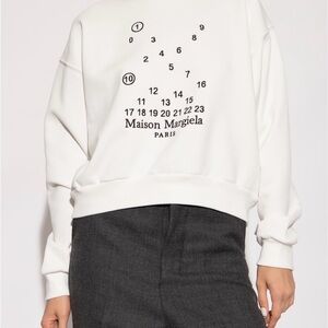 Maison Margiela White Sweatshirt - M